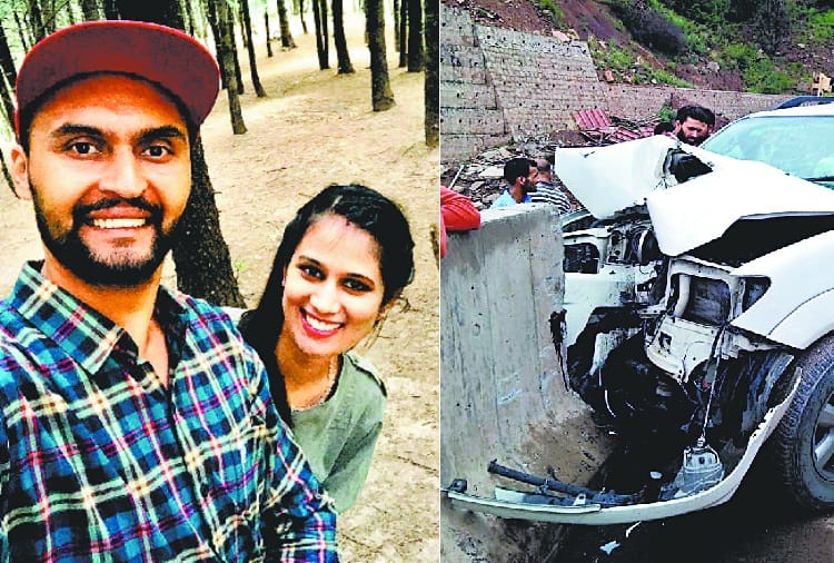 newly married couple of punjab died in road accident at jammu