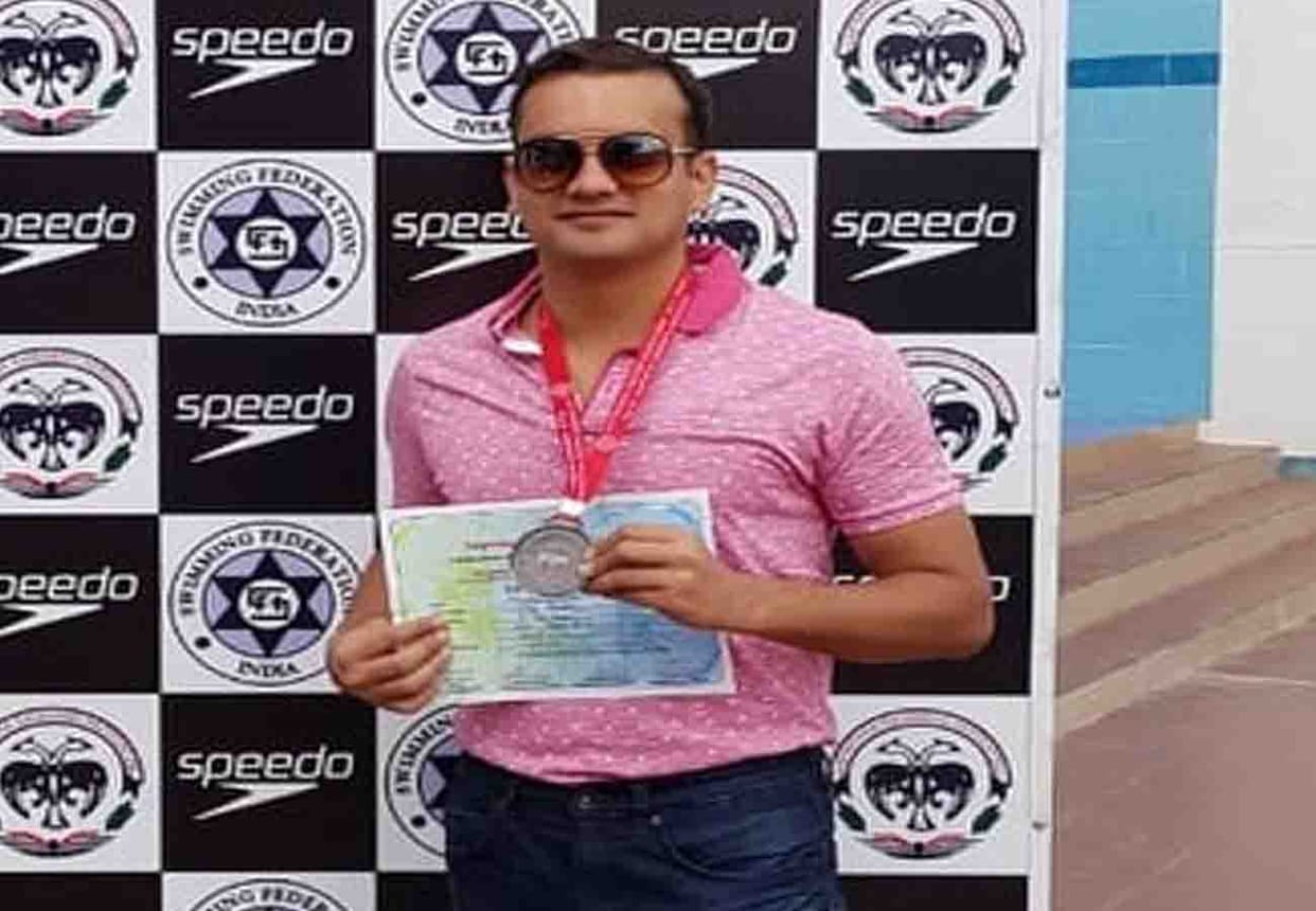 Anubhav mishra got Selected in international swimming competition