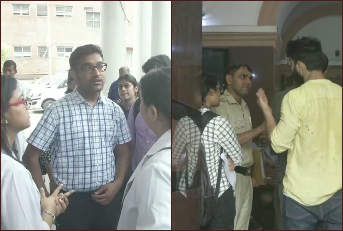 Maulana Azad Medical college doctors on strike to meet hospital authority