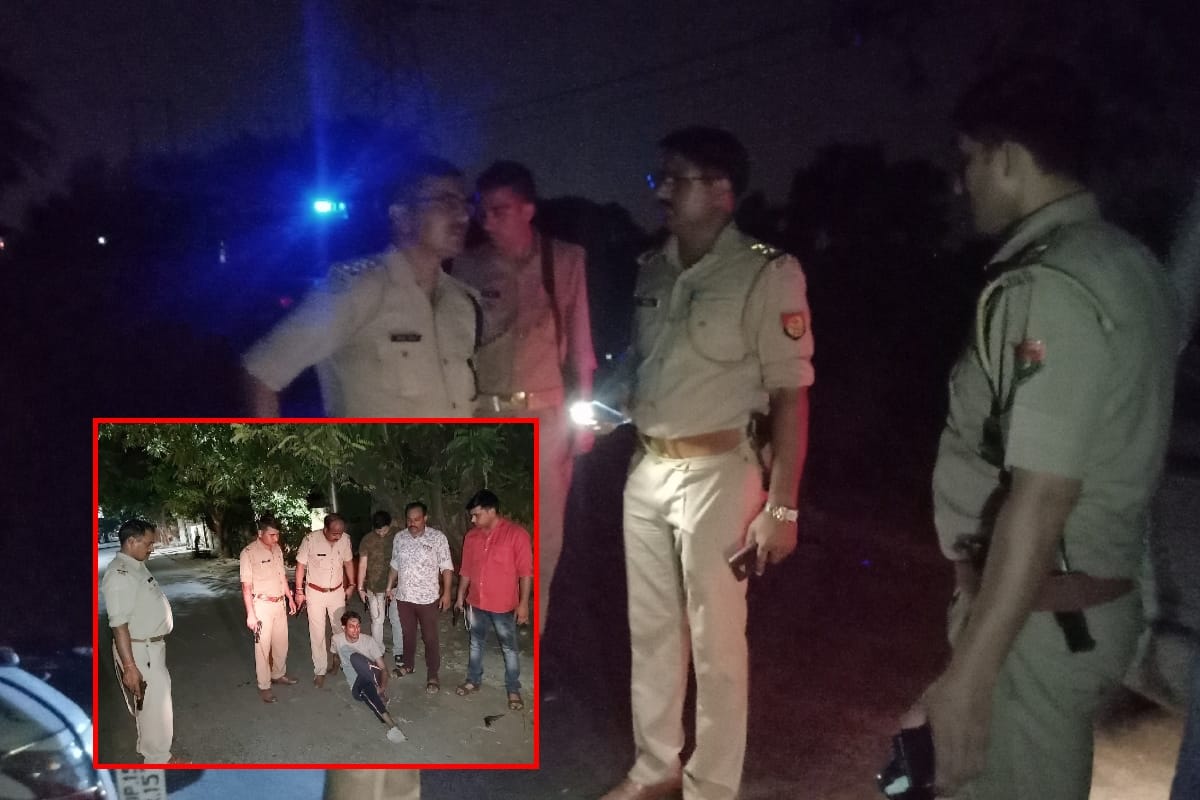 one badmash injured in encounter with meerut police