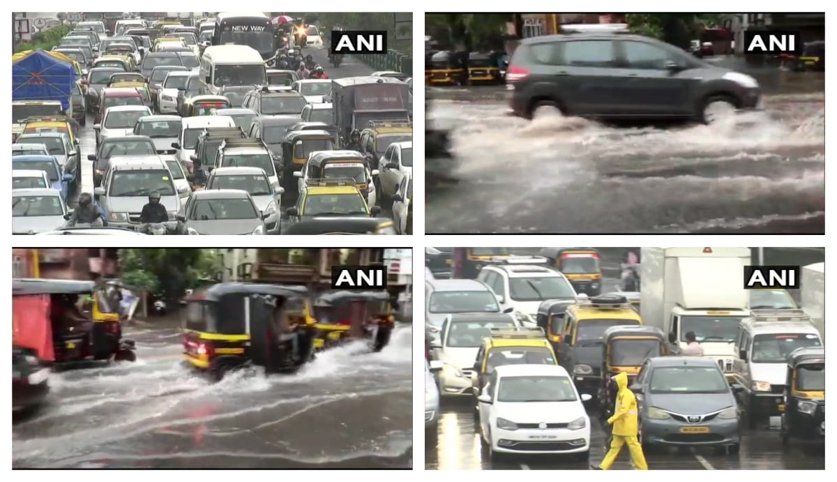 Heavy rains disrupted waterlogging, rail and road traffic in Mumbai