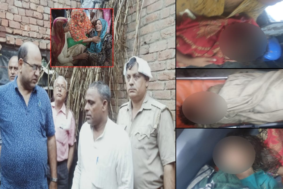 three children died after house roof collapse due to rain in muzaffarnagar district