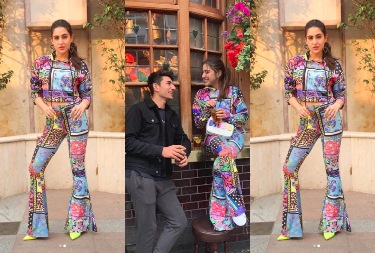 sara ali khan dresses like ranveer singh in new photo with brother ibrahim ali khan