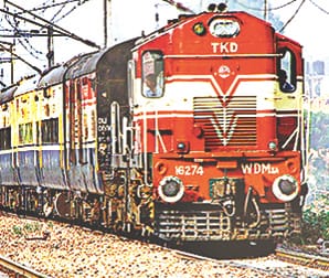 Train from electric engine rush from August 15