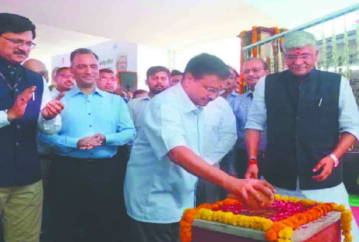 Foundation of country's largest STP plant, capacity 564 MLD