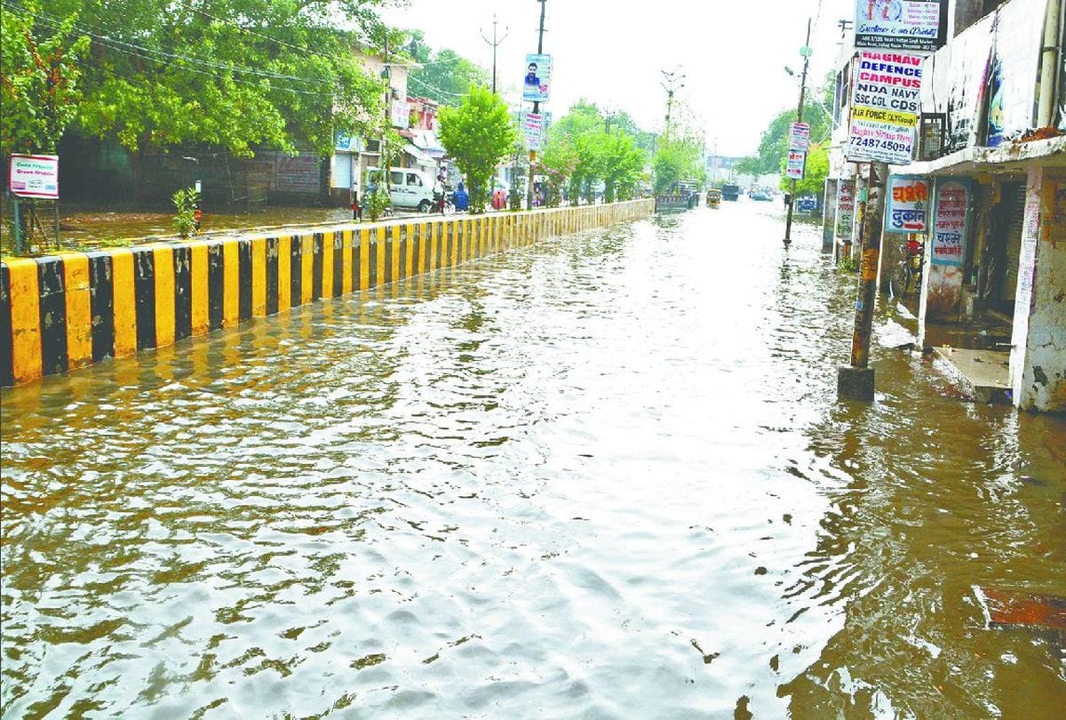 heavy rain in agra firozabad