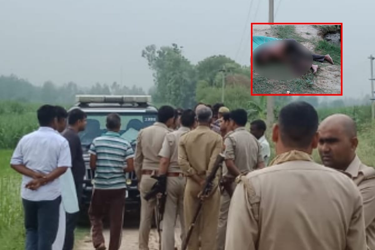 Farmer murder in Muzaffarnagar, dead body found in farms
