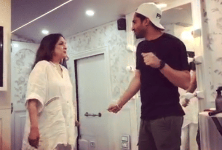 neena gupta dance step with jassie gill video goes viral
