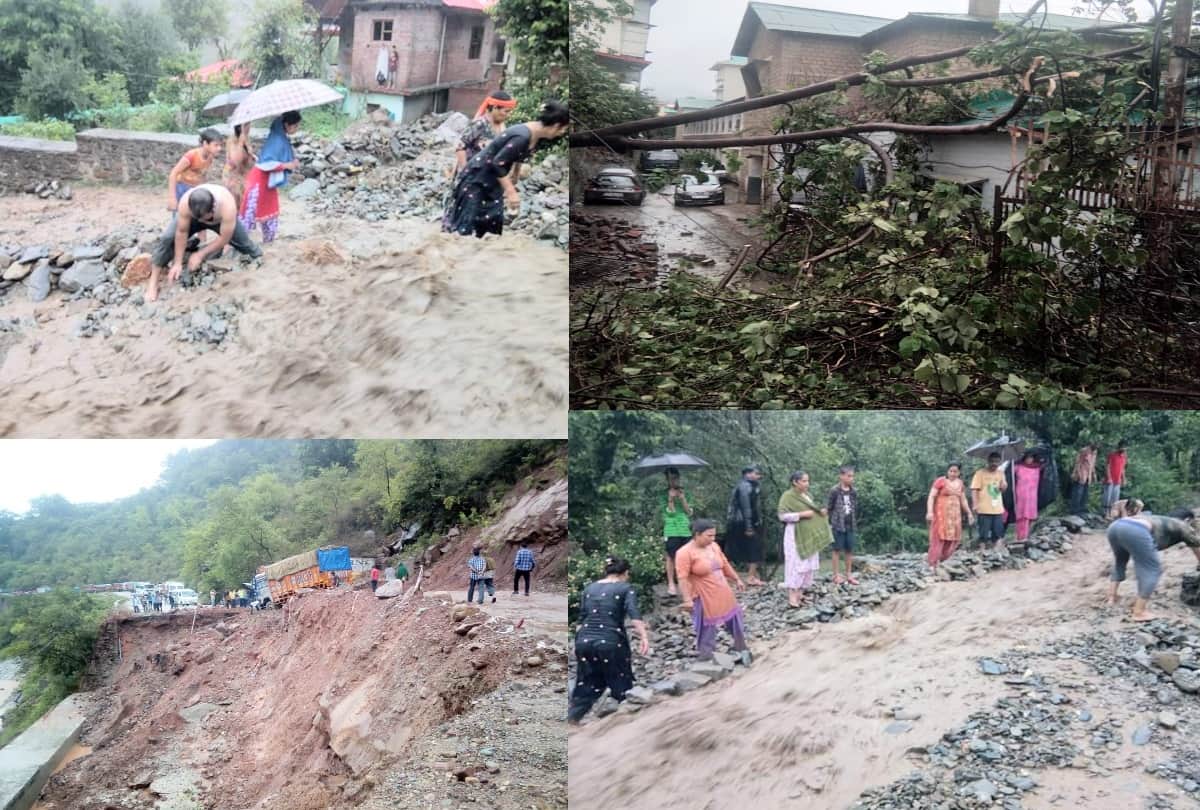Shimla News Today: many roads closed and landslide in himachal after heavy rainfall