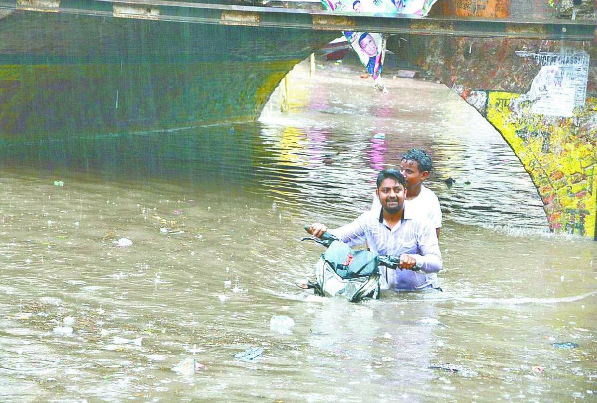 heavy rain in agra firozabad