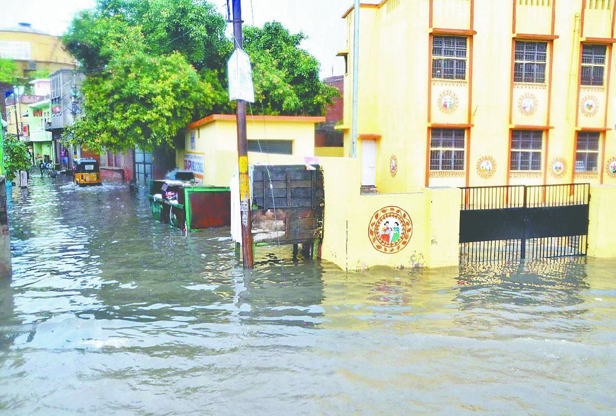 heavy rain in agra firozabad