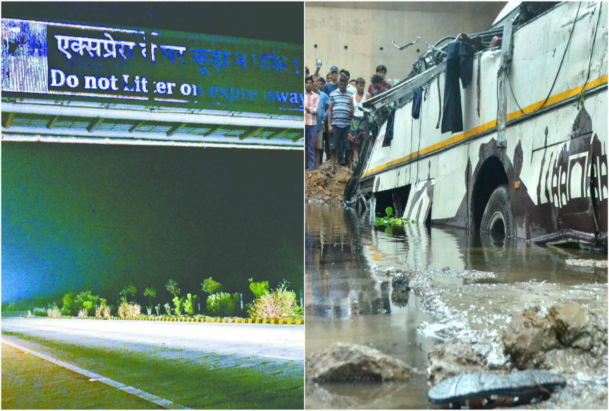 yamuna expressway reality check after bus accident in agra