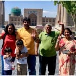 अदिति माथुर अपने परिवार के साथ