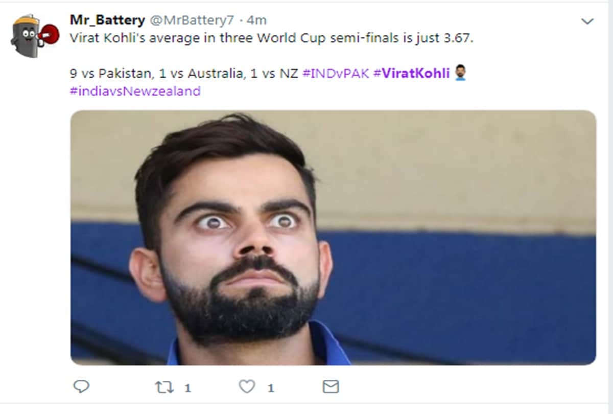 #INDvsNZ  India Vs New Zealand memes goes viral after virat rohit kl rahul out