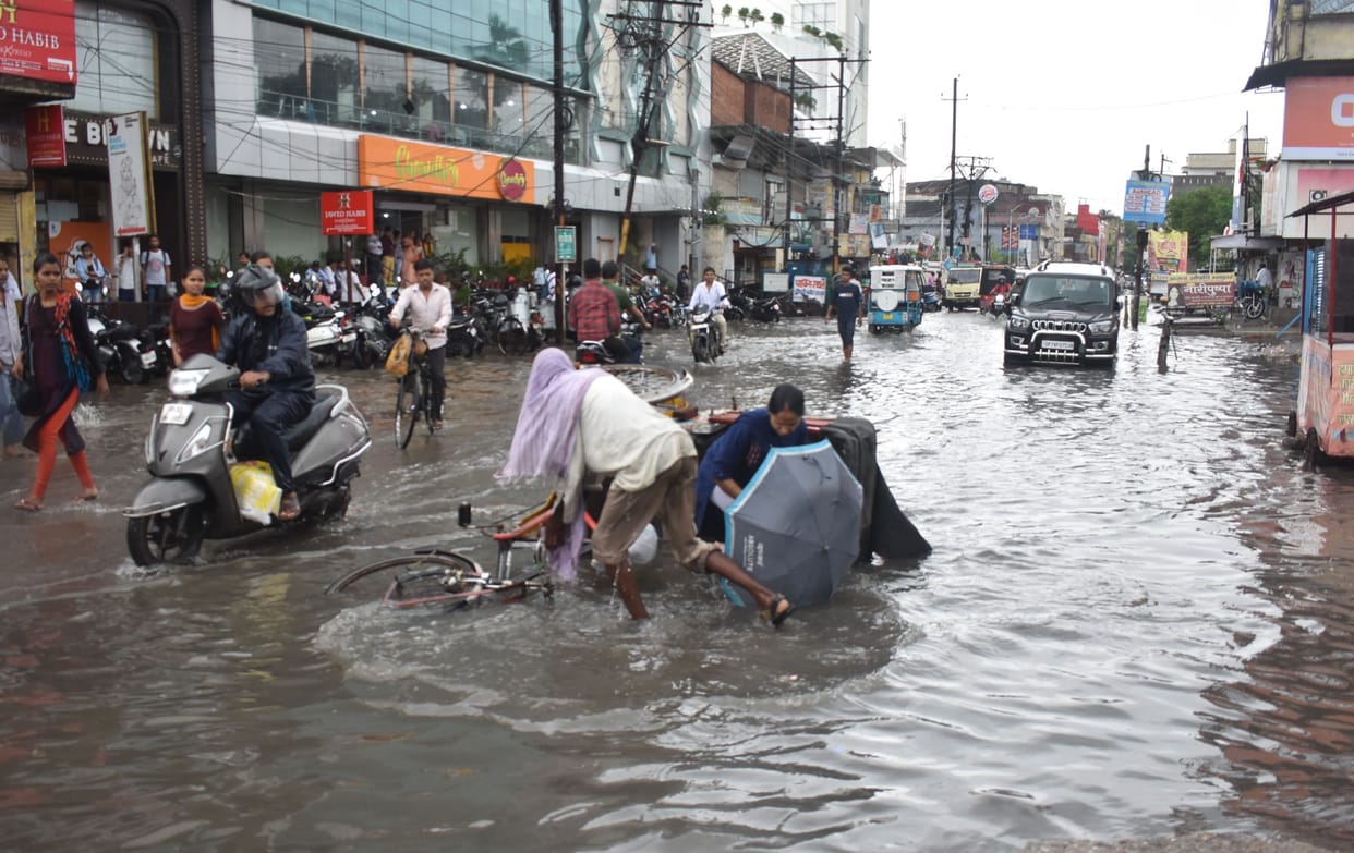 water logging in gorakhpur