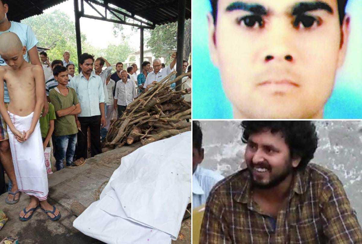 cremation of people who died in agra bus accident