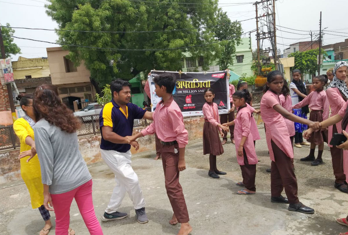 Aparajita 100  Million  Smiles Girls Student Tips to security