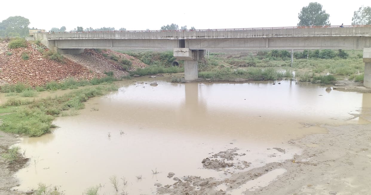 rain water in sot river