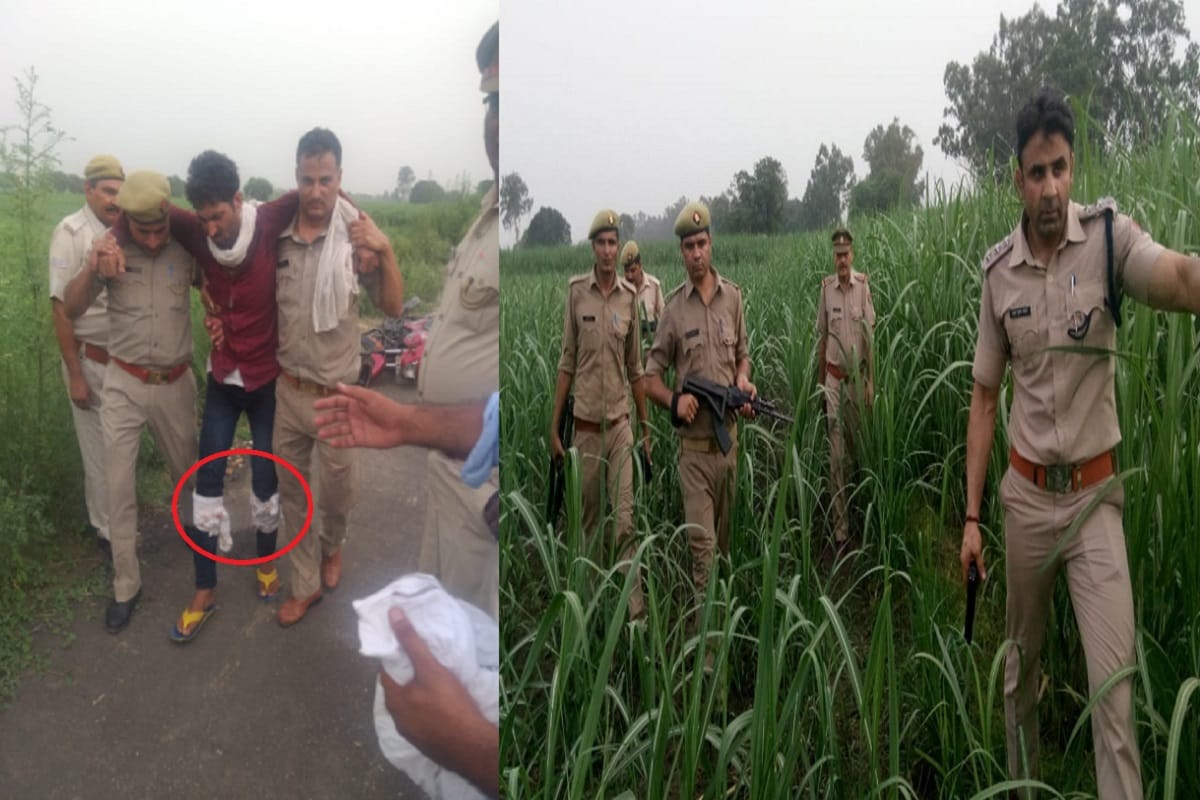 Encounter in Meerut and Baghpat District and arrested of three crooks