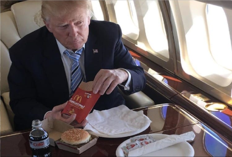 Donald trump favorite foods