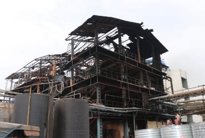 Fire Breaks Out At Chemical Plant In Dera Bassi Of Punjab