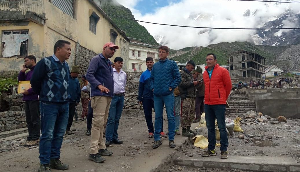 DM's review to Kedarnath reconstruction works