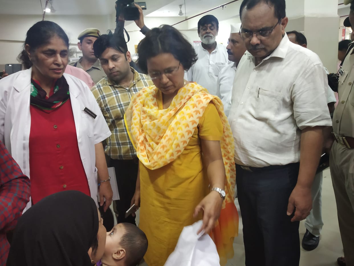 garbage in district hospital
