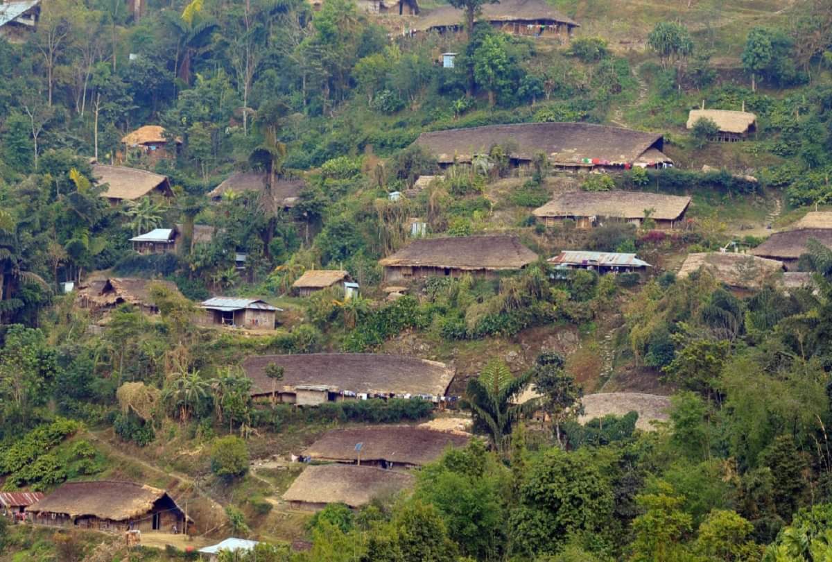Unique Village in India Longwa Village where people crosses borders without visa