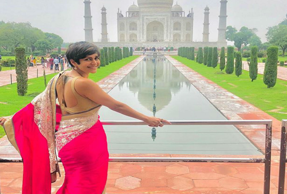 Mandira Bedi Visits Taj Mahal With Son and Share photos on Instagram