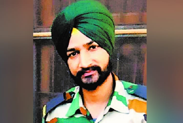 Lalru's Jawan Martyr In leh Of Jammu and Kashmir