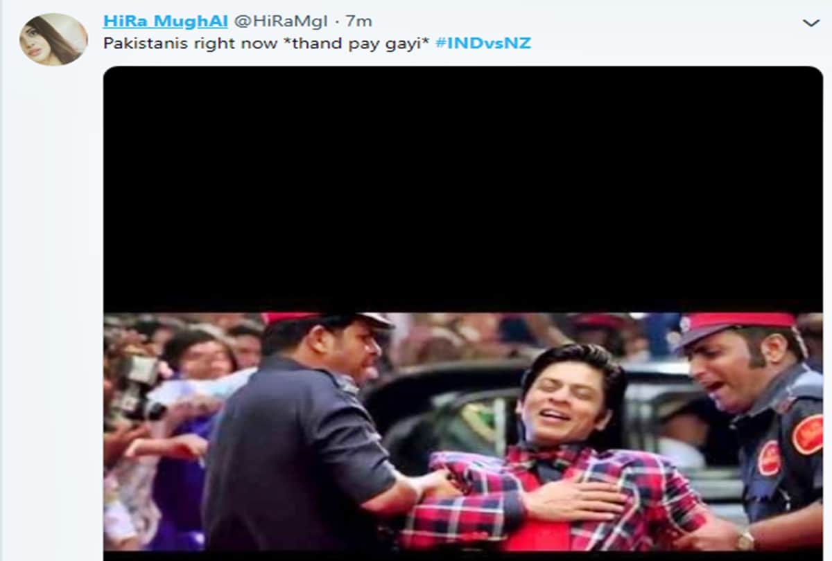 Pakistani Social media users post memes on india vs Nz Match indian trolls pakistan