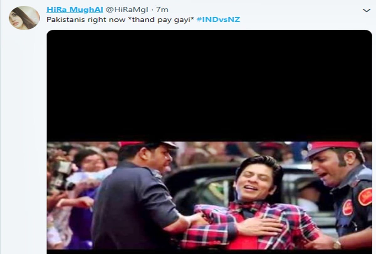 Pakistani Social media users post memes on india vs Nz Match indian trolls pakistan