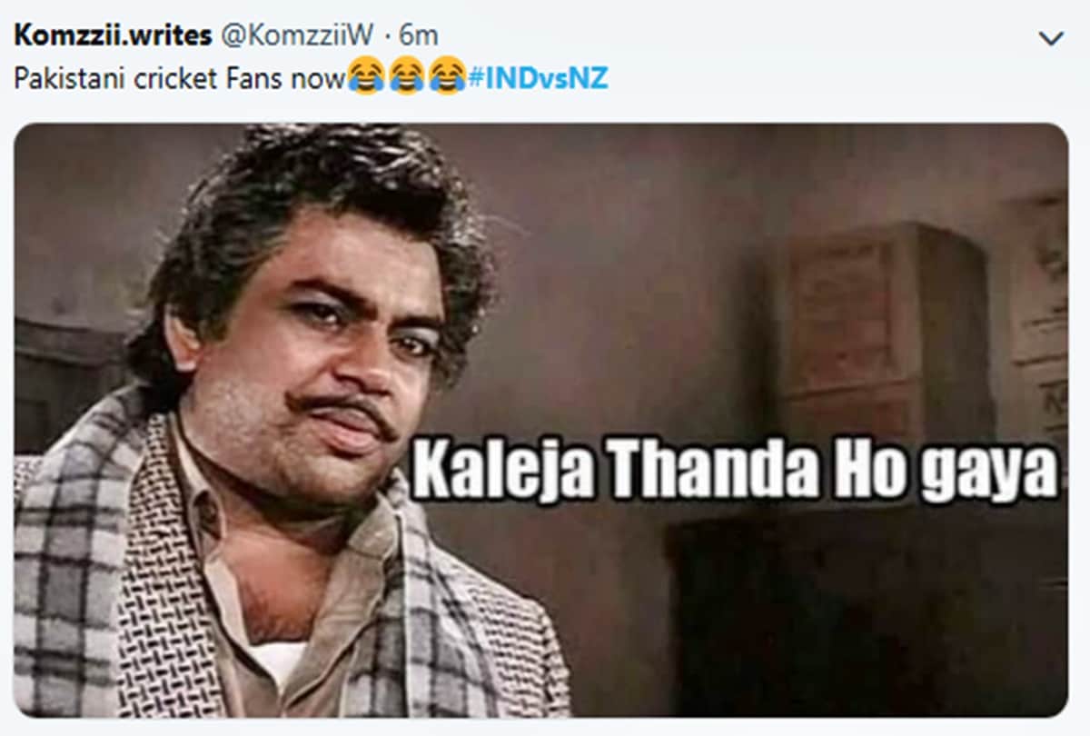 Pakistani Social media users post memes on india vs Nz Match indian trolls pakistan