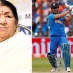 लता मंगेशकर, धोनी