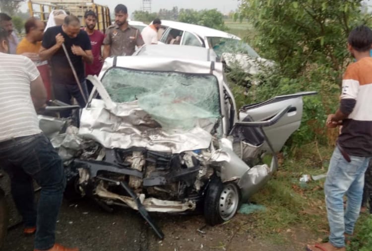 Five Dead In Collision Of Two Cars In Jalandhar Of Punjab