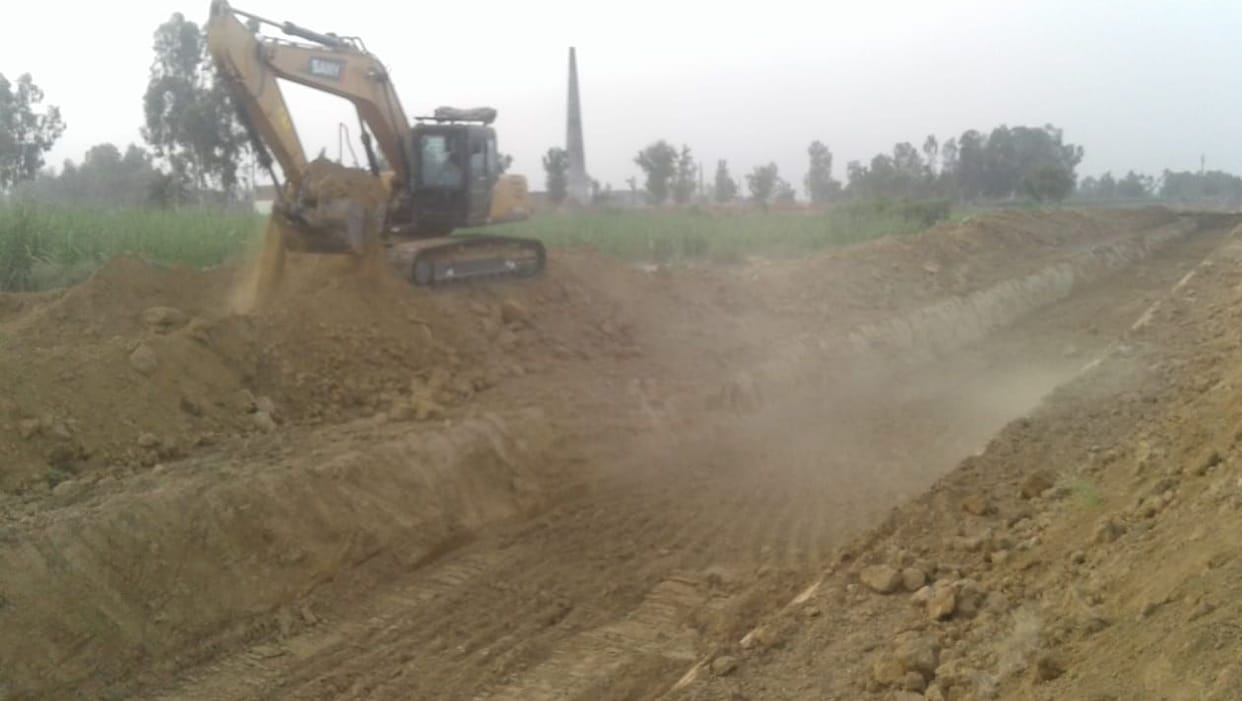 working in mahawa river