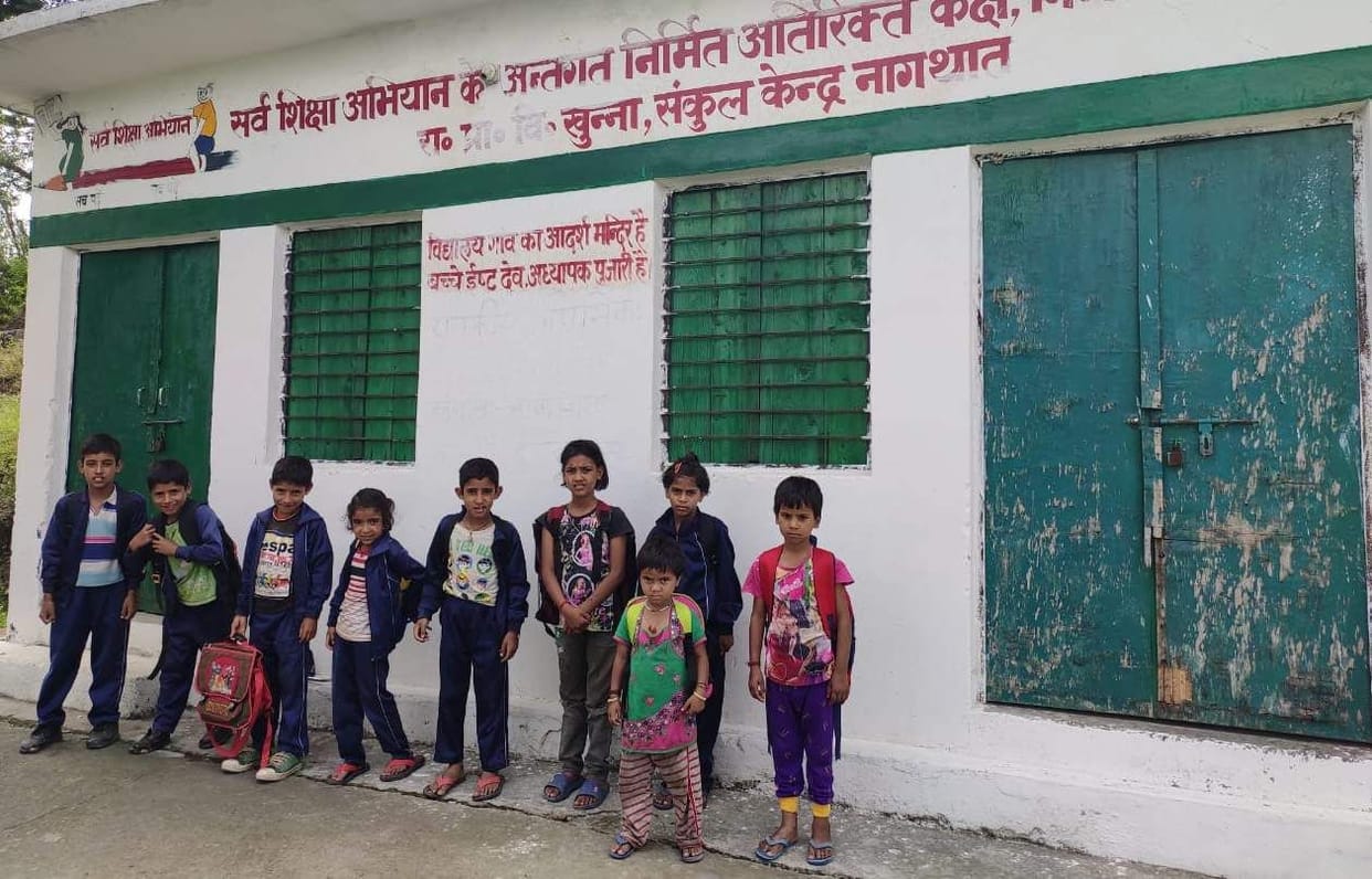 teacher is absent from khunna school