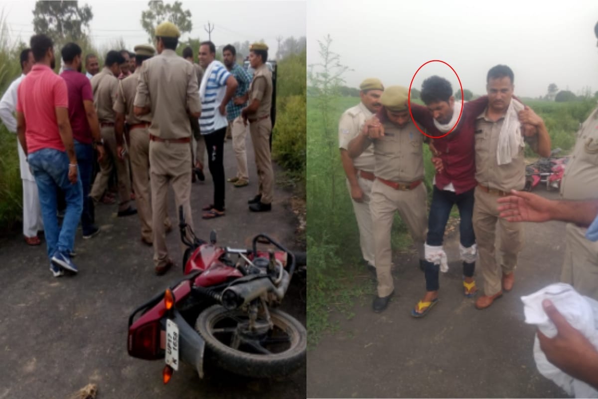 one Badmash injured and arrested in Police encounter in baghpat district
