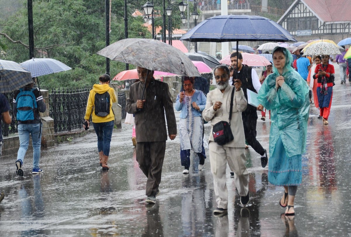 meteorological centre shimla Alert for heavy rain in himachal eight districts