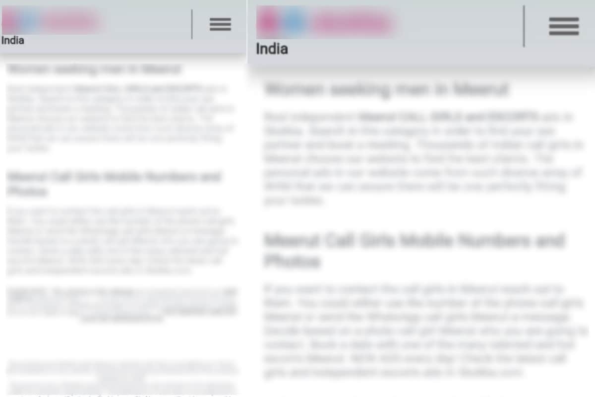 Online brothel racket running openly from Meerut to Delhi-NCR, here is the truth