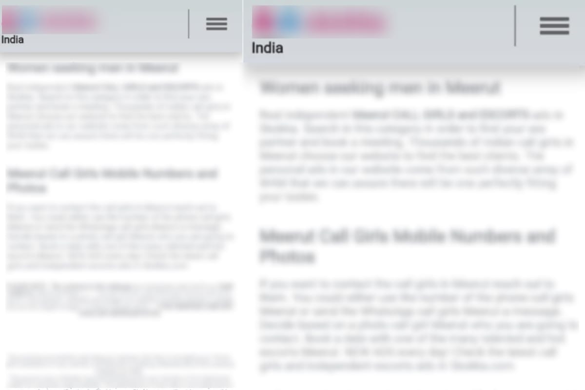 Online brothel racket running openly from Meerut to Delhi-NCR, here is the truth