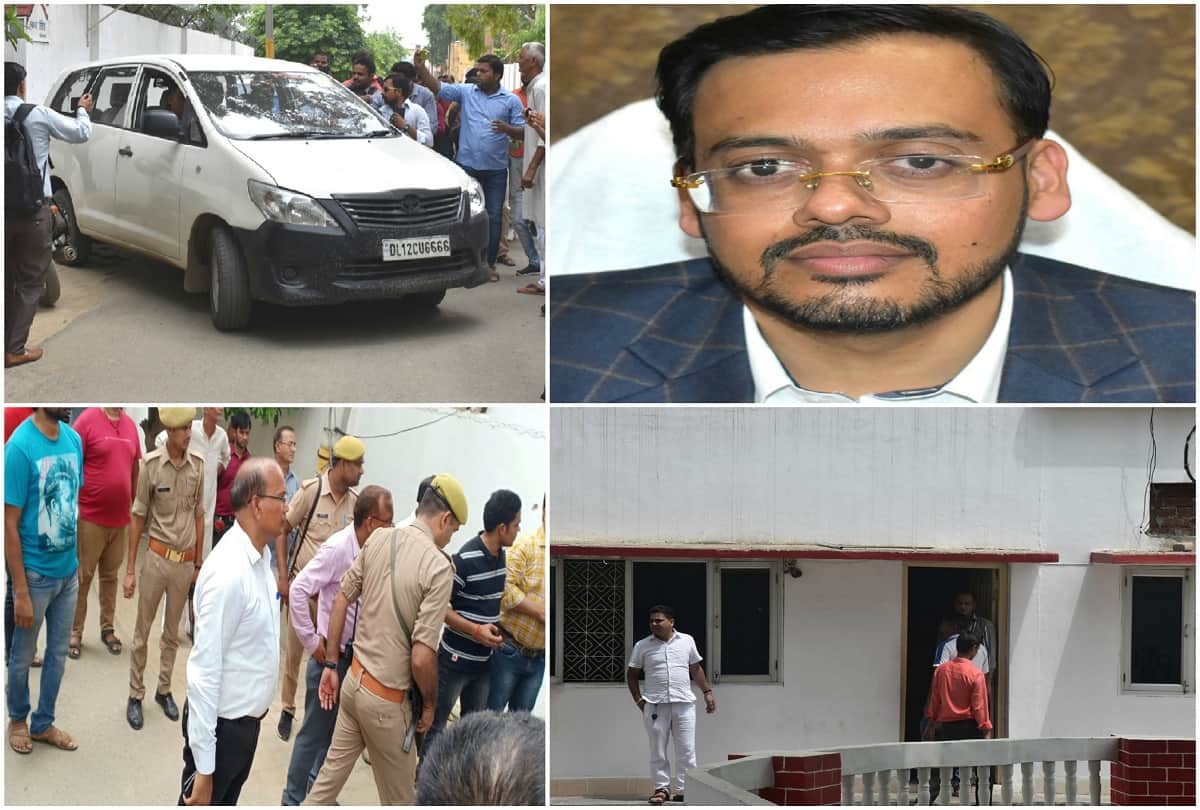 Discussions on social media about CBI raid on Bulandshahr Dm