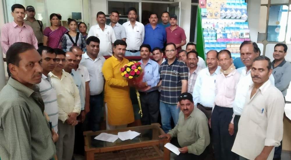 GMVN elployees protest end