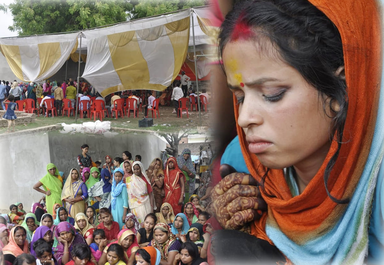 mother death next day of daughter's wedding in farrukhabad