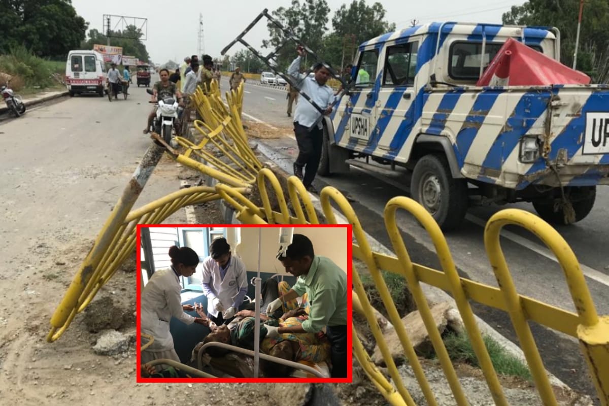 Eight people died in road accident on saharanpur-muzaffarnagar highway in deoband