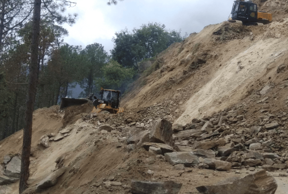 Extreme Rainfall in uttarakhand two killed river water level high photos