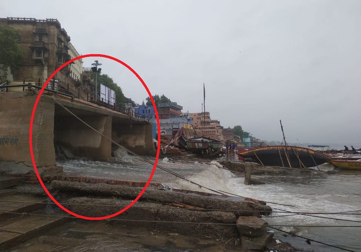 Namami gange project failed from sewage water in varanasi