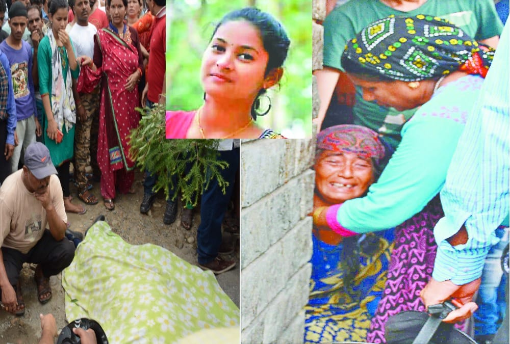 Dehradun Accident News: Girl student Horiable death after Dumper Crushed her Emotional photos