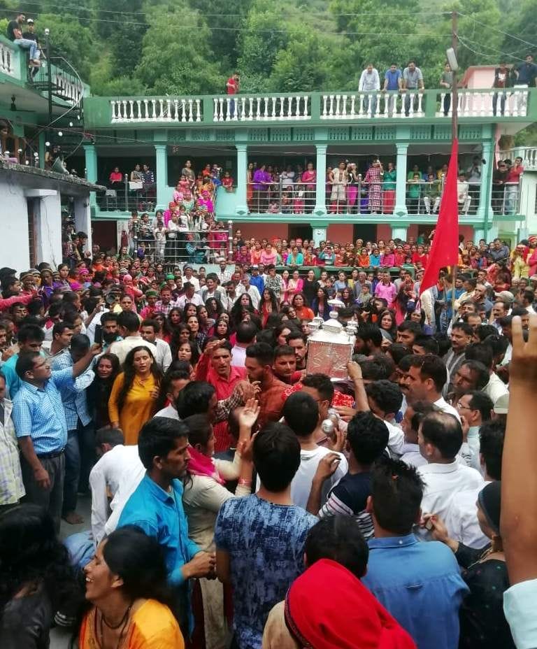 Kukshshi Devta entered the newly built temple after 400 years in Asti