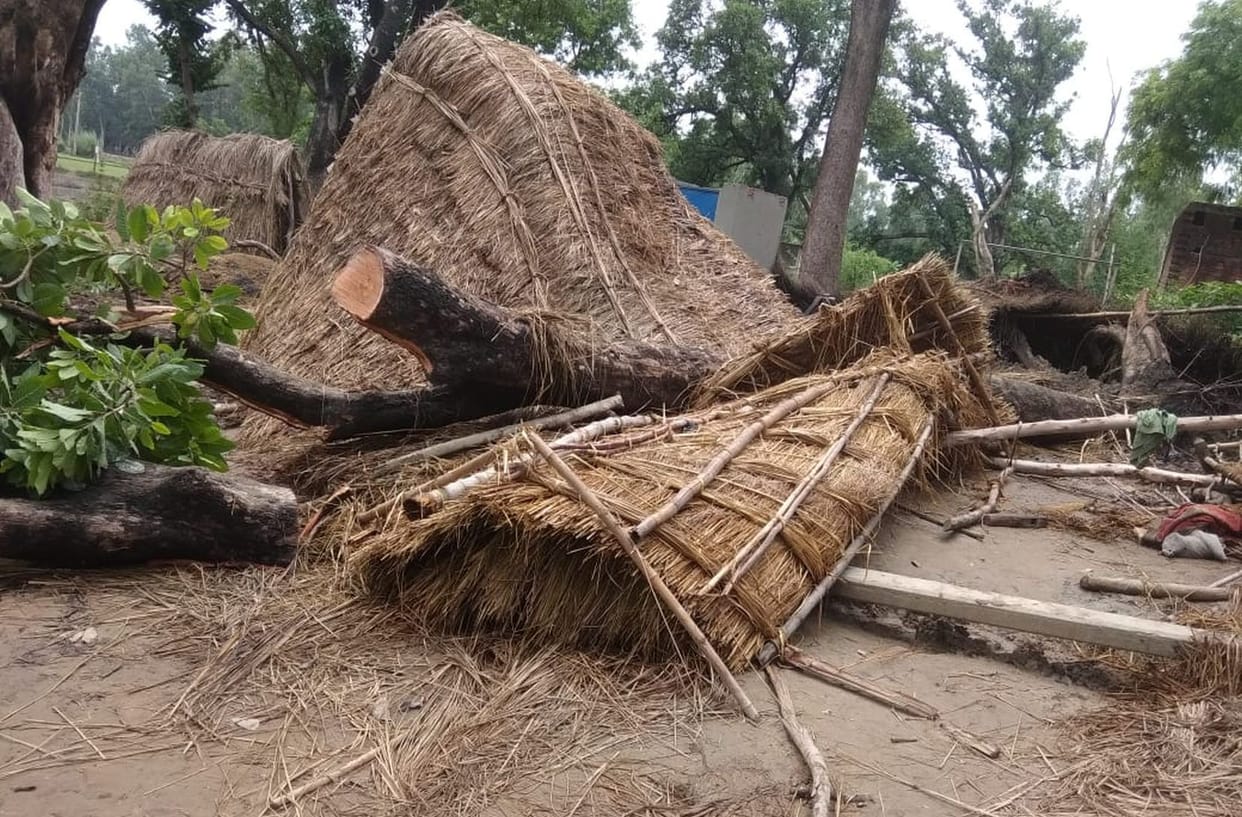 two people died in heavy rain